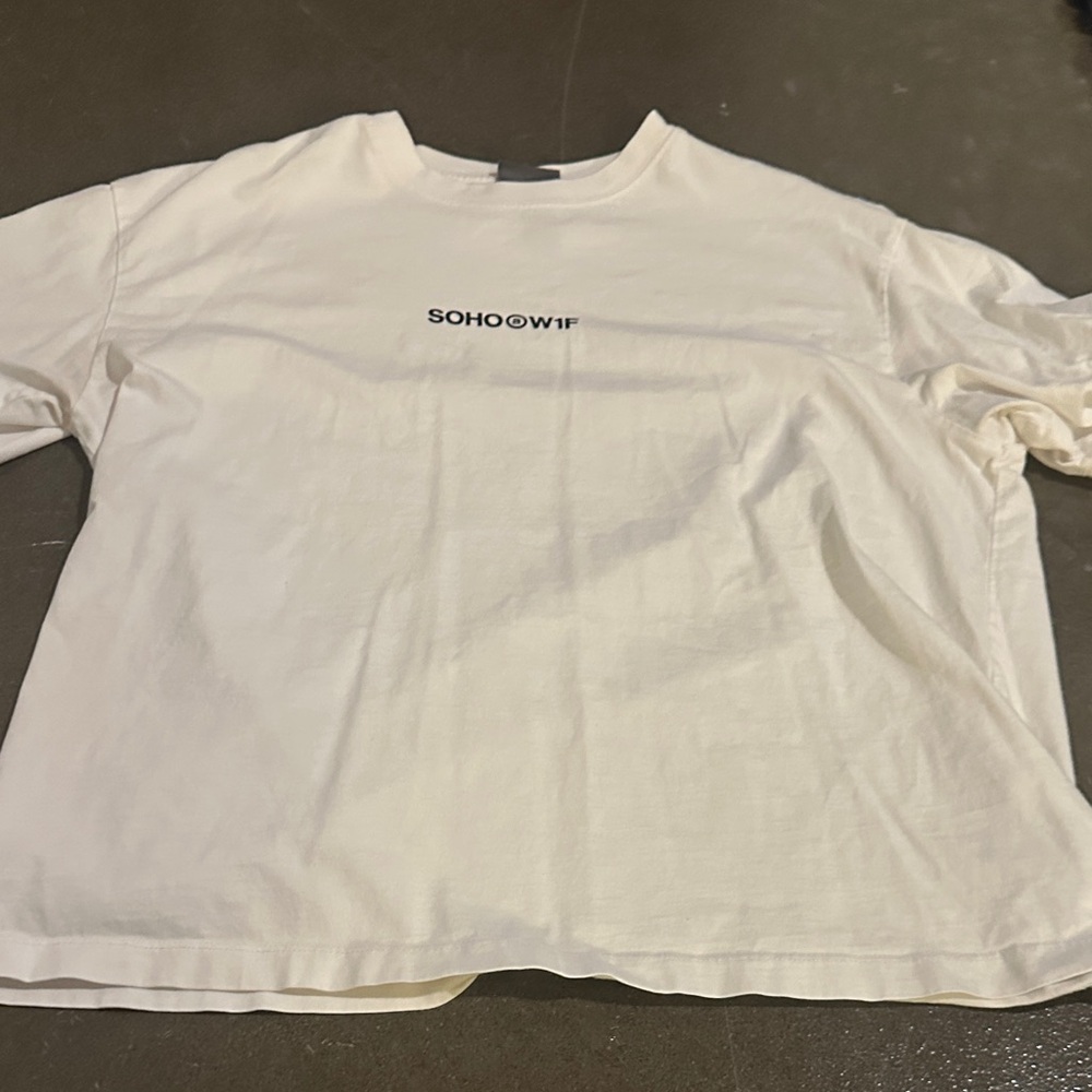 H&M White Loose Fit T-Shirt